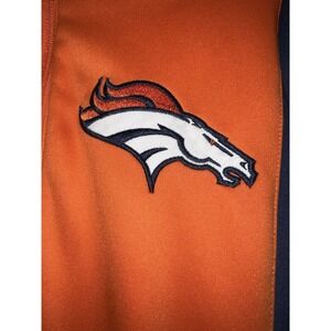 Denver Broncos NFL Football Sweatshirt 1/4‎ Zip Pullover Size Small Jacket